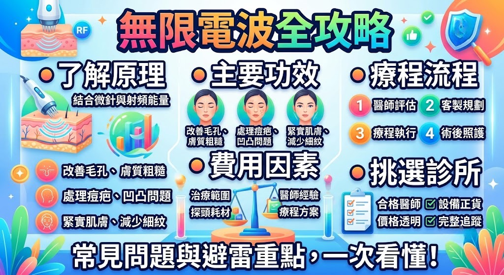 無限電波是什麼?療程原理、適合族群、流程、費用與診所挑選指南